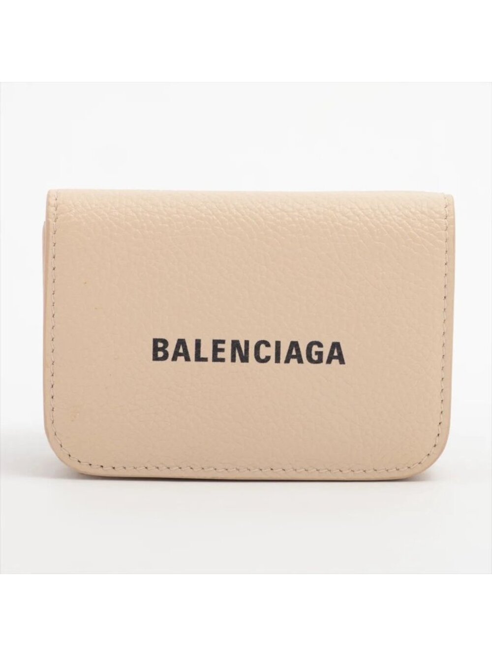 Balenciaga Everyday Cash Mini Wallet Leather Trifold